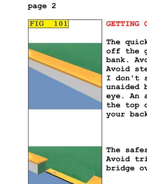 Getting on and off the green, from chapter 5